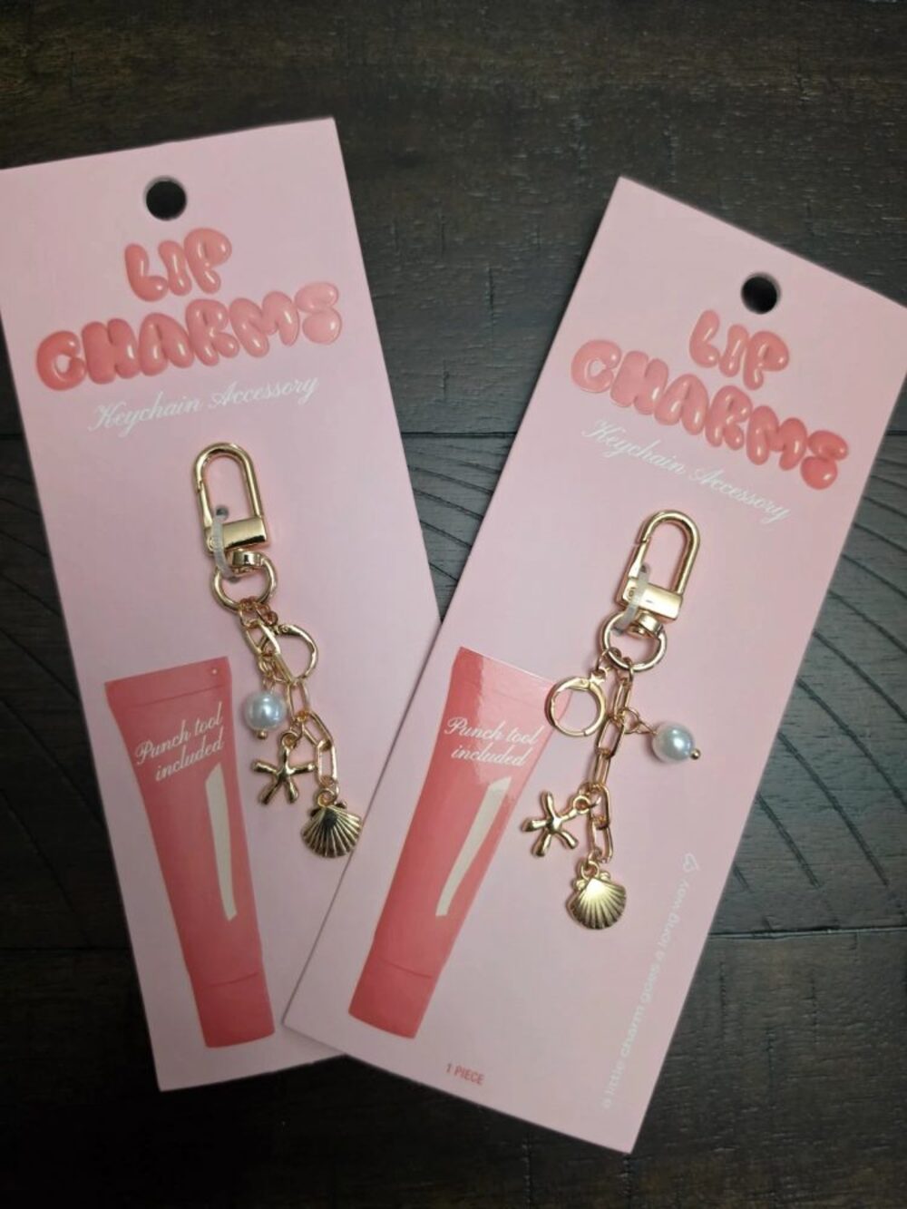 2 pack lip charms